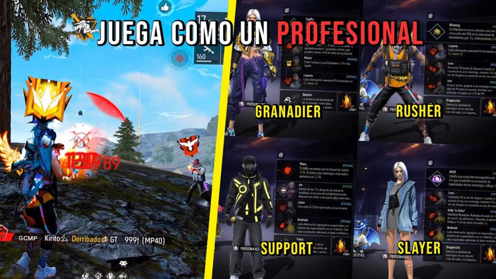 Las Mejores Combinaciones de Armas para Combate Cuerpo a Cuerpo en Free Fire